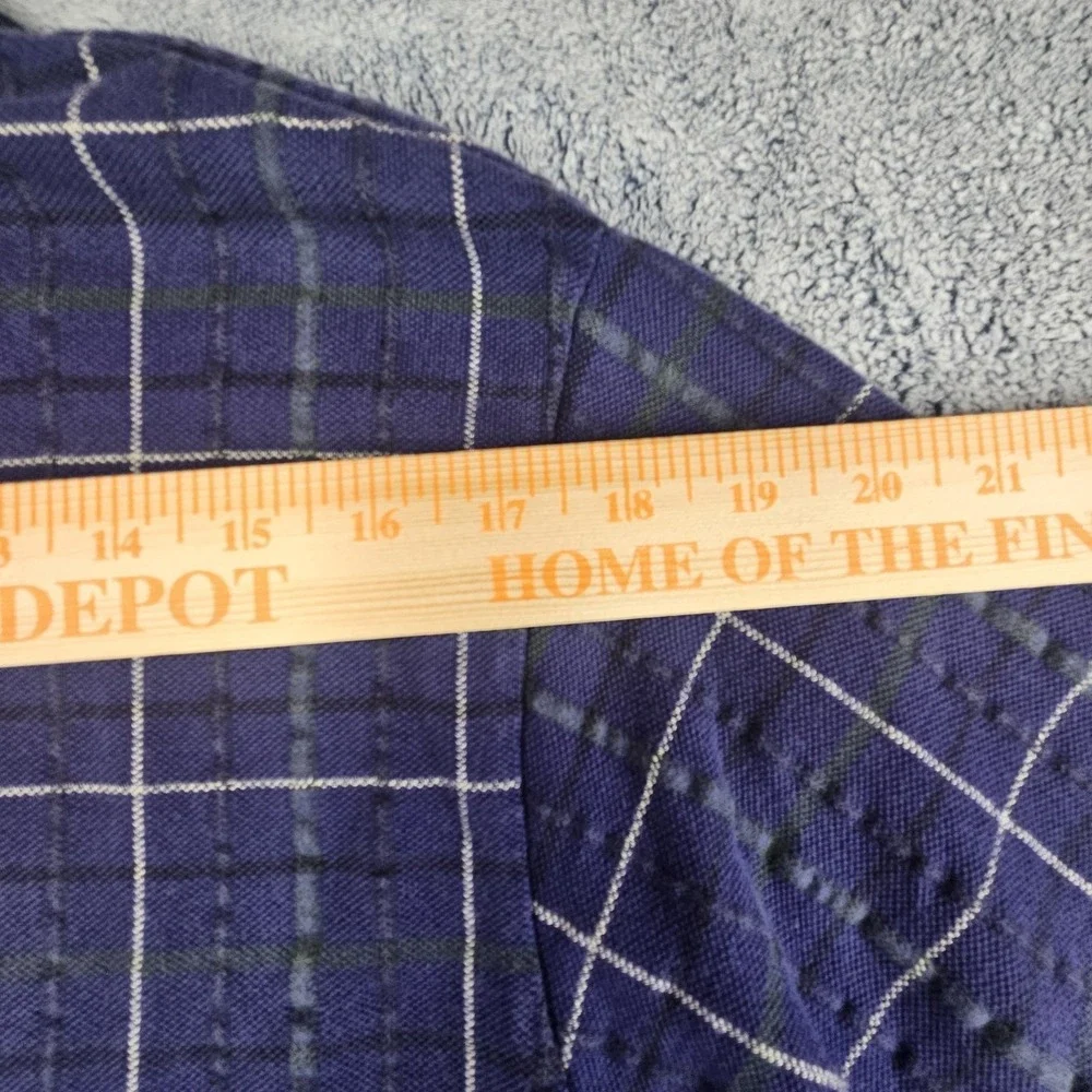Vintage Polo Ralph Lauren Mens Large Windowpane Plaid Polo Shirt Made In USA Ivy